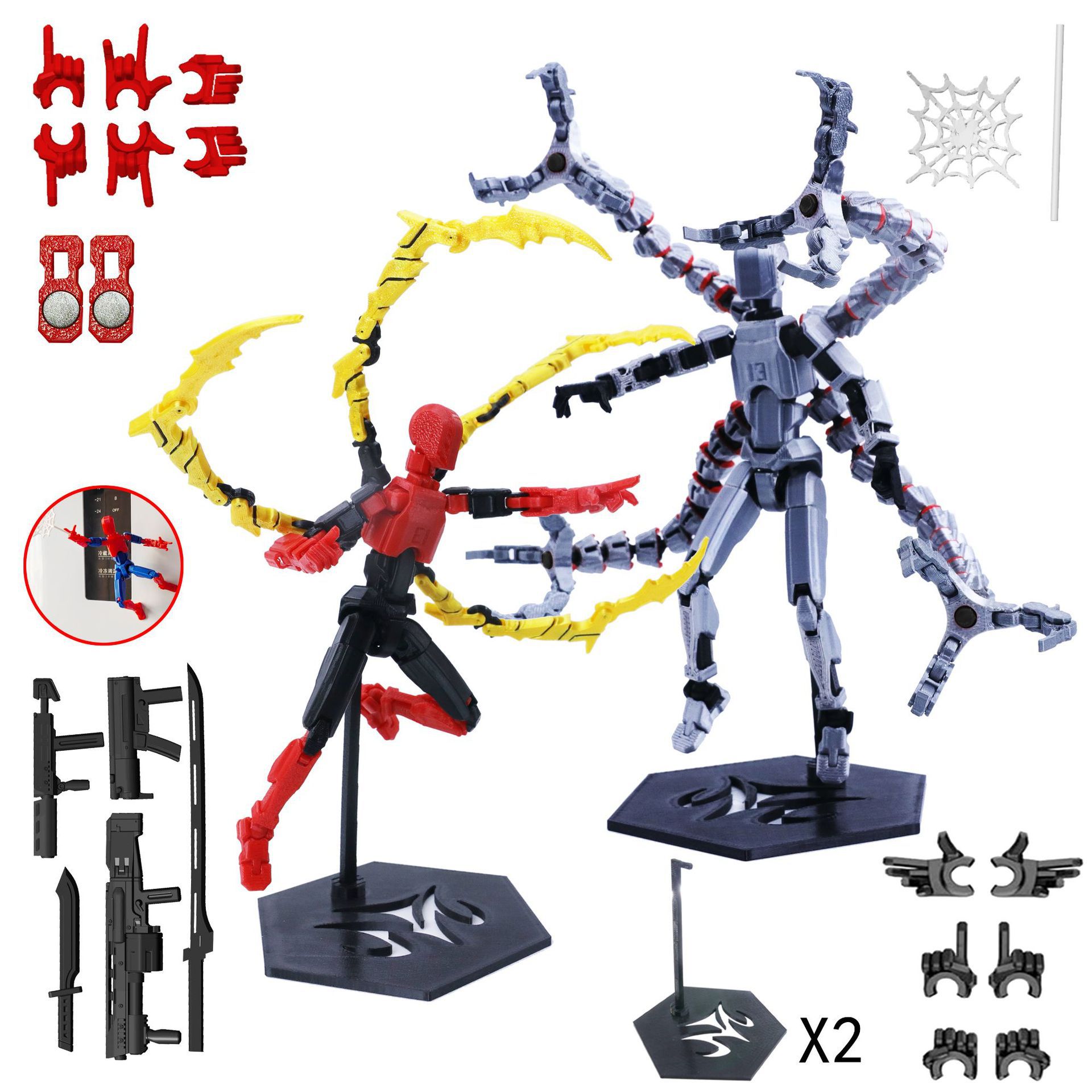 3D Printing For Dummies - Model robota drukowany w 3D, ruchome