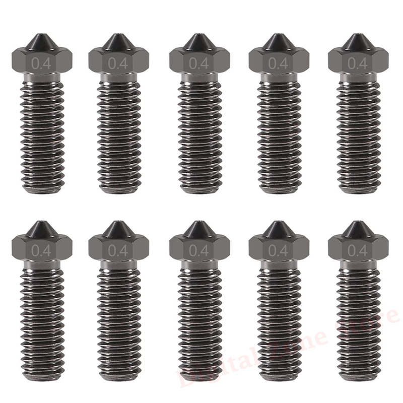 3D Printing Cnc - 10pcs V6 stal hartowana wulkan dysza