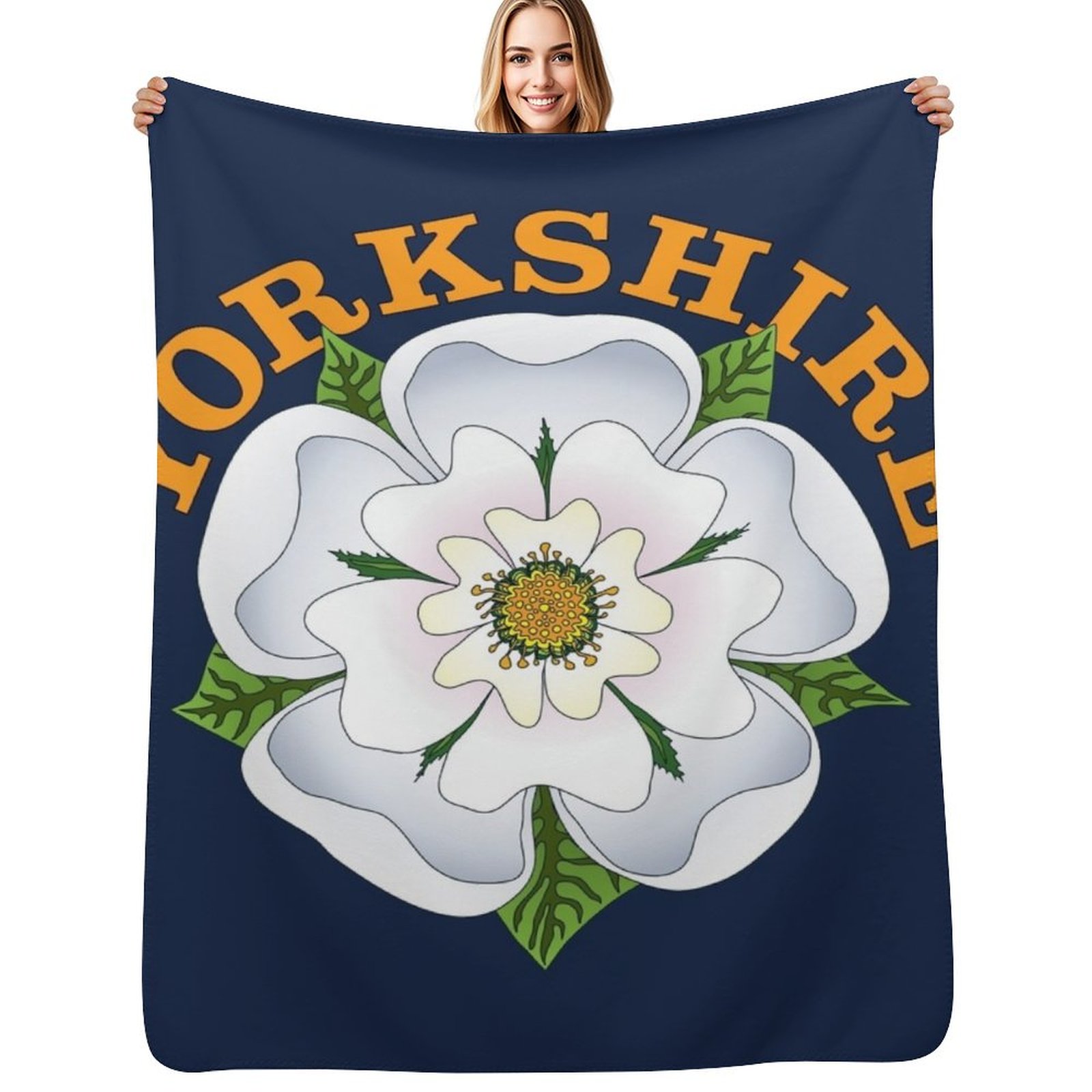 3D Printing Yorkshire - Koc z białą różą z Yorkshire,