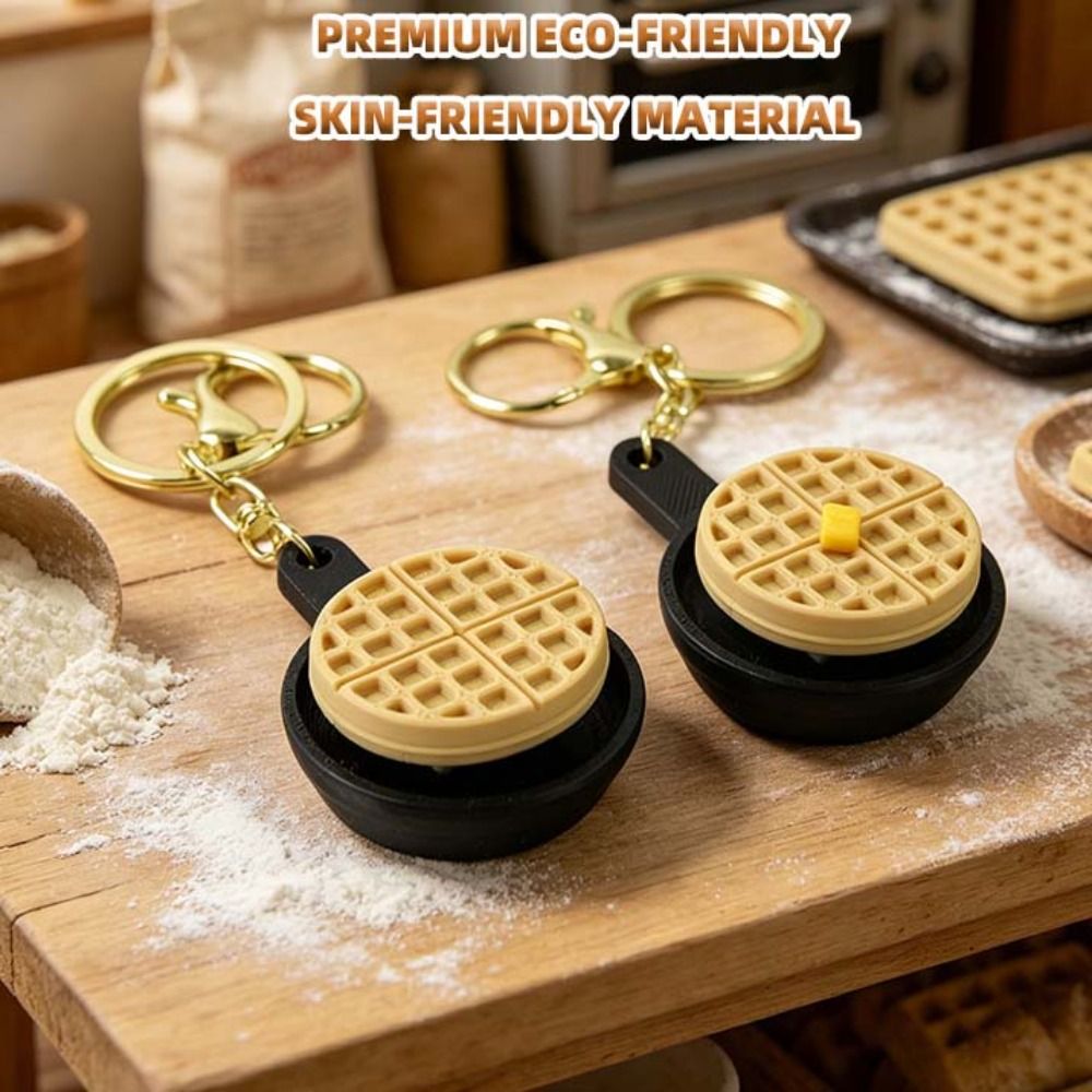 3D Printing Rabbit - Ciasto królicze, ciasto waflowe, breloczek, mini