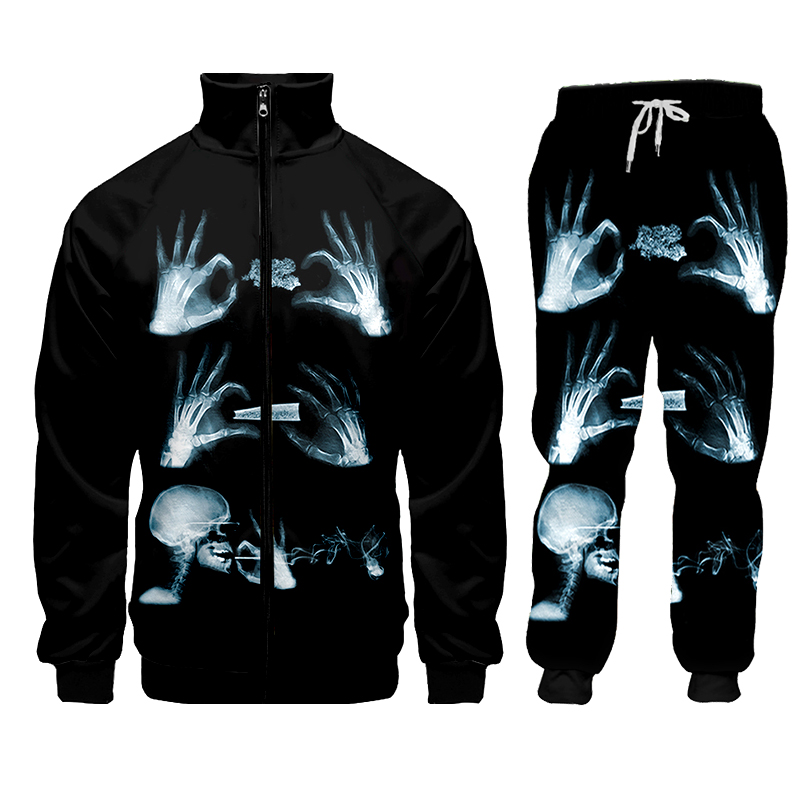 Spodnie z kapturem Hip Hop Dam – 3D Printing X Ray recenzja i cena