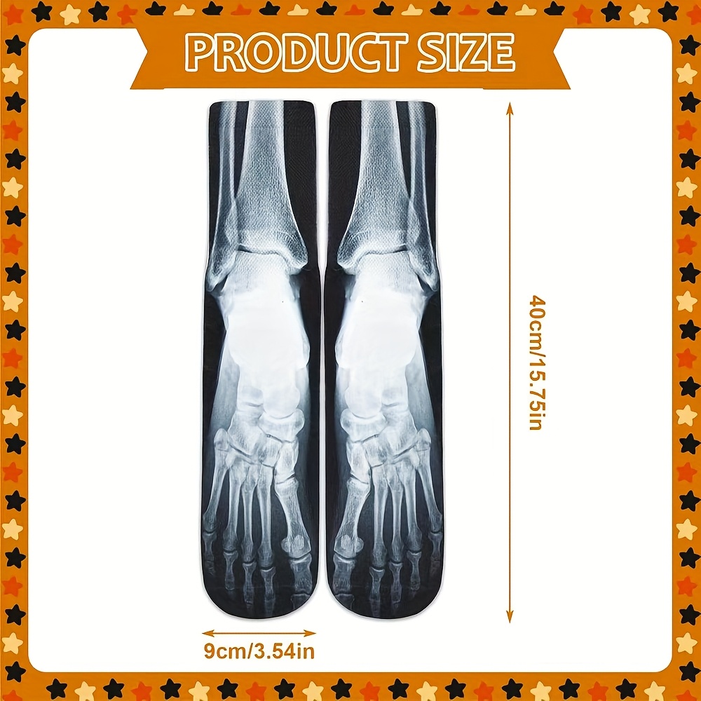 Skarpetki 3D Szkielet Rentgen, – 3D Printing X Ray recenzja i cena