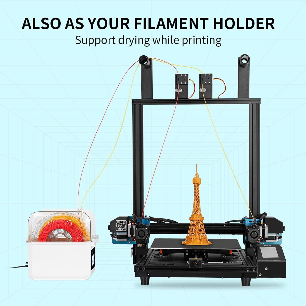 Sovol Filament Dryer 2023, SH0 – 3D Printing Cnc recenzja i cena
