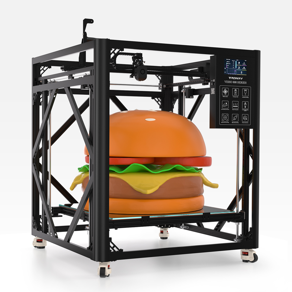 Tronxy VEHO-800-12 lub PRO Duż – 3D Printing X Y Z Axis recenzja i cena