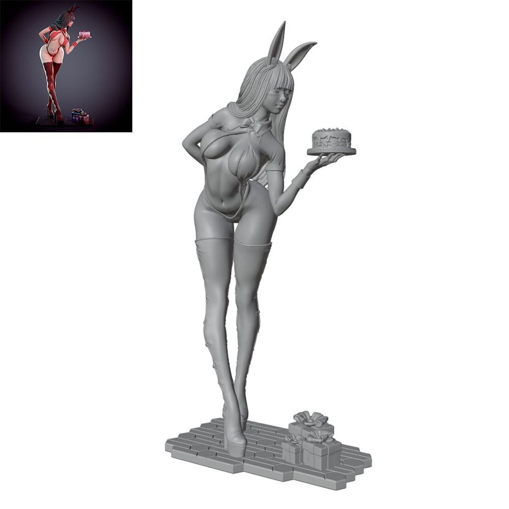 1/24/12/6 Figurka króliczka w  – 3D Printing Rabbit recenzja i cena