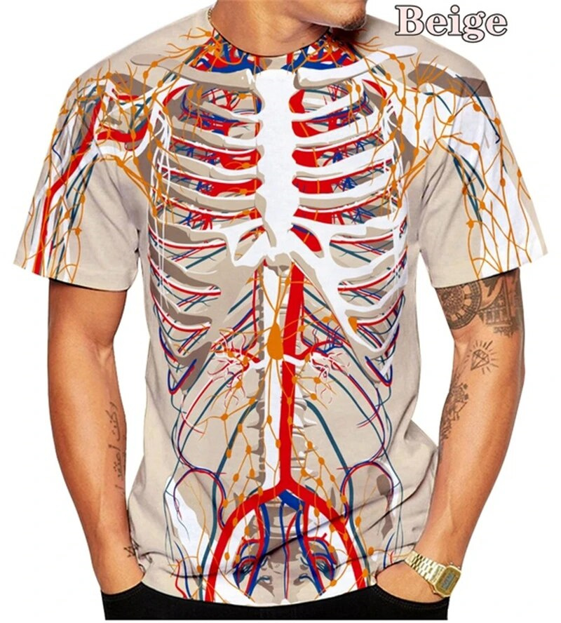 Czaszka z horroru koszulka ze  – 3D Printing X Ray recenzja i cena